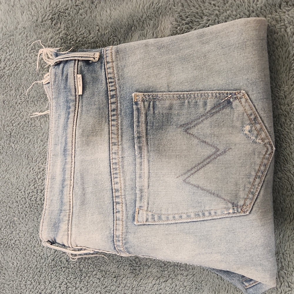 MOTHER The Slacker Fray Jeans in Wash- Love Drunk Cowboy Size 32! - Picture 14 of 14